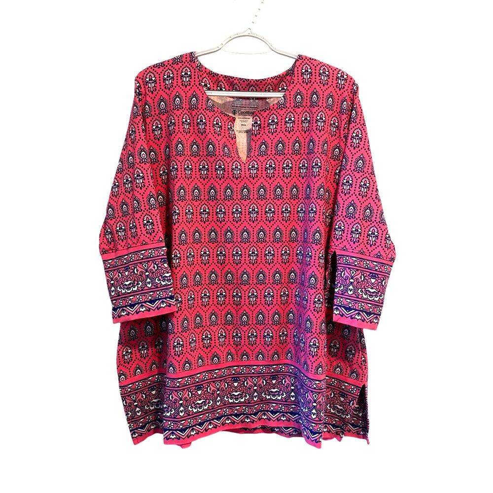 Coolibar St. Lucia Tunic Top UPF 50 Plus Size 2XL EUC